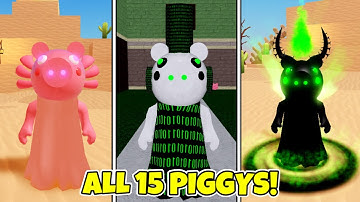 [240] FIND THE PIGGY MORPHS *How to get ALL 15 NEW PIGGY Morphs & Badges* - Roblox