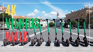 【4K】 Lithuania Vilnius Walk - UNESCO Old Town Main Streets with City Sounds and  Captions