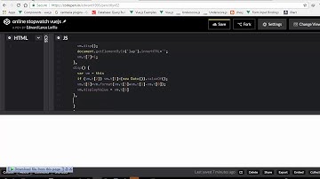 vuejs stopwatch with laps records