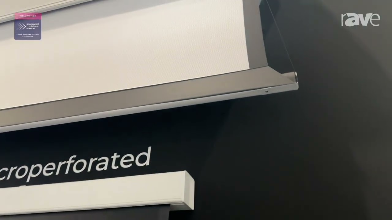 ISE 2026: ScreenLine Launches Big Lodo Evo Tensioned Projection Screen