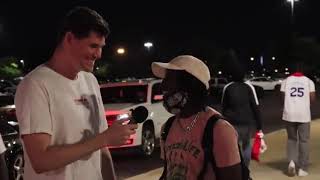 76ers fans leaving stadium react to  Ben Simmons pathetic series after eliminated by ATL