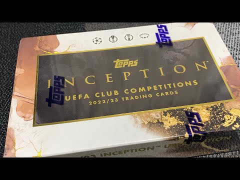 Topps UEFA Club Competition Inception 2023ボックス開封 - YouTube