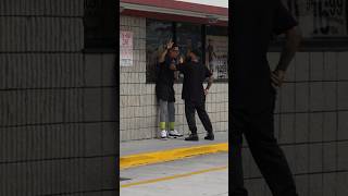 I AM ON THE PHONE PRANK! I got pressed by this THUG! he didn’t like my prank 😂😂 #shorts #viral