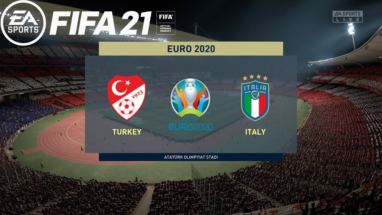 FIFA 21 | Italy Vs Turkey | EURO 2020 | 12 Jun 2021