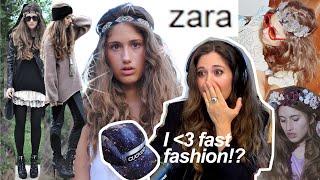 Reacting to my (very cringy) teenage fashion blog from 2009