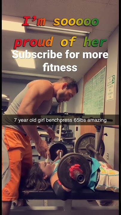 7 Year Old Girl Bench s 65lbs What A Amazing Job shorts 7-year-old-girl-bench-s-65lbs-what-a-amazing-job-shorts