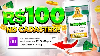 ?[RECEBA R$100 NO CADASTRO] App que paga por Cadastro 2023 no PIX/APP PAGANDO NO CADASTRO 2023