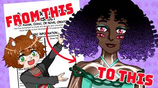 I CREATED A MANGA CHARACTER FROM SCRATCH | How To Create An OC (Original Character)