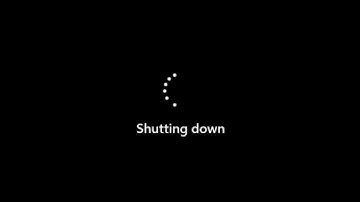 Windows 11 Shutdown Screen