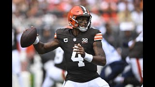 Should We Be Concerned About Deshaun Watson's Availability vs. the Ravens - Sports4CLE, 9/29/23