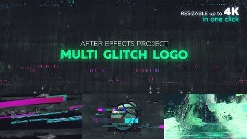 After Effects Template: Glitch Intro