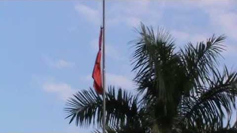 Lễ treo cờ rủ để tang Chủ tịch nước Trần Đại Quang