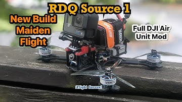 RDQ Source 1 V3 FAST with a full DJI Air Unit Maiden Flight.
