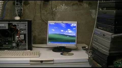 eMachines W3502 Desktop Refurb, Part 9 - Did The Best I Could With The Tools I Got