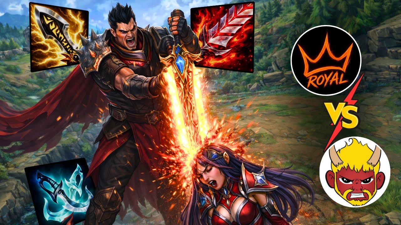 Дикий Разлом: Дариус с полным критическим уроном против Адского Дьявола