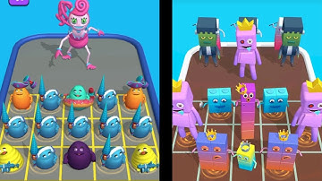 Merge Number Cube Run vs Merge Master Grimace Run ⭐ Gameplay Walkthrough