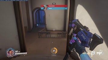 Overwatch Sombra Tip - Use translocator as diversion