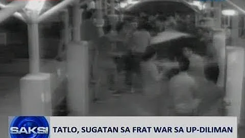 Saksi: Tatlo, sugatan sa frat war sa UP Diliman na na-hulicam