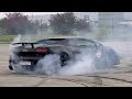 BURNING TYRES IN A LAMBORGHINI GALLARDO SUPERLEGGERA!