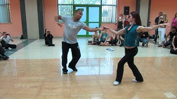 Zouk class Kadu & Larissa on Bachaturo 2013