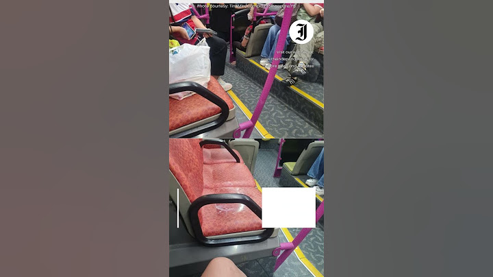 Singaporeans slam woman who placed her groceries on 2 seats.
