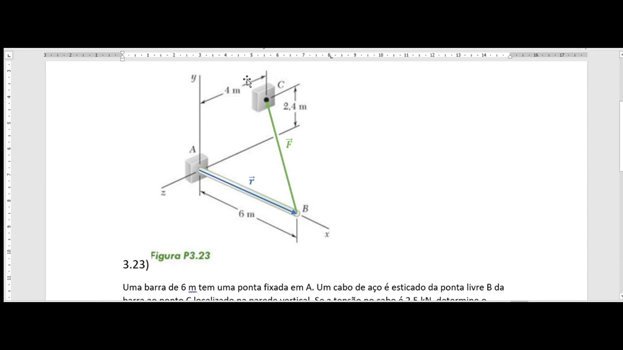 [Beer Jhonston] Mecânica Vetorial para Engenheiros 9ª edição Ex 3 23