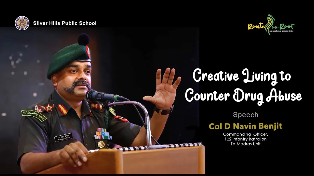 Creative Living to Counter Drug Abuse | Col D Navin Benjit | Route to ...