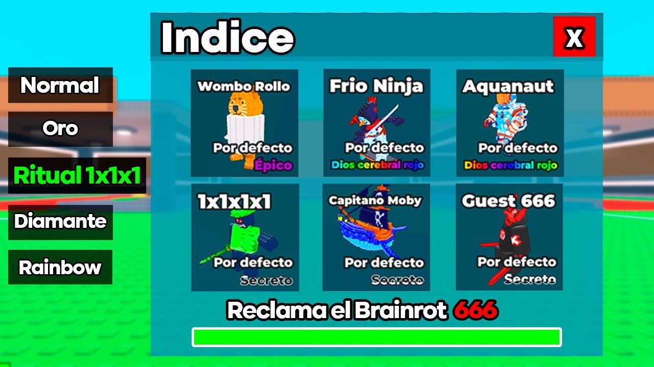Brainrot Rituals DESBLOQUEÉ TODOS LOS BRAINROT (RITUAL 1x1x1x1) en Steal a Brainrot ...