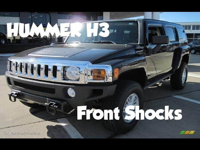 Replacing Front Shocks And Bump Stops On 2006 Hummer H3 Youtube