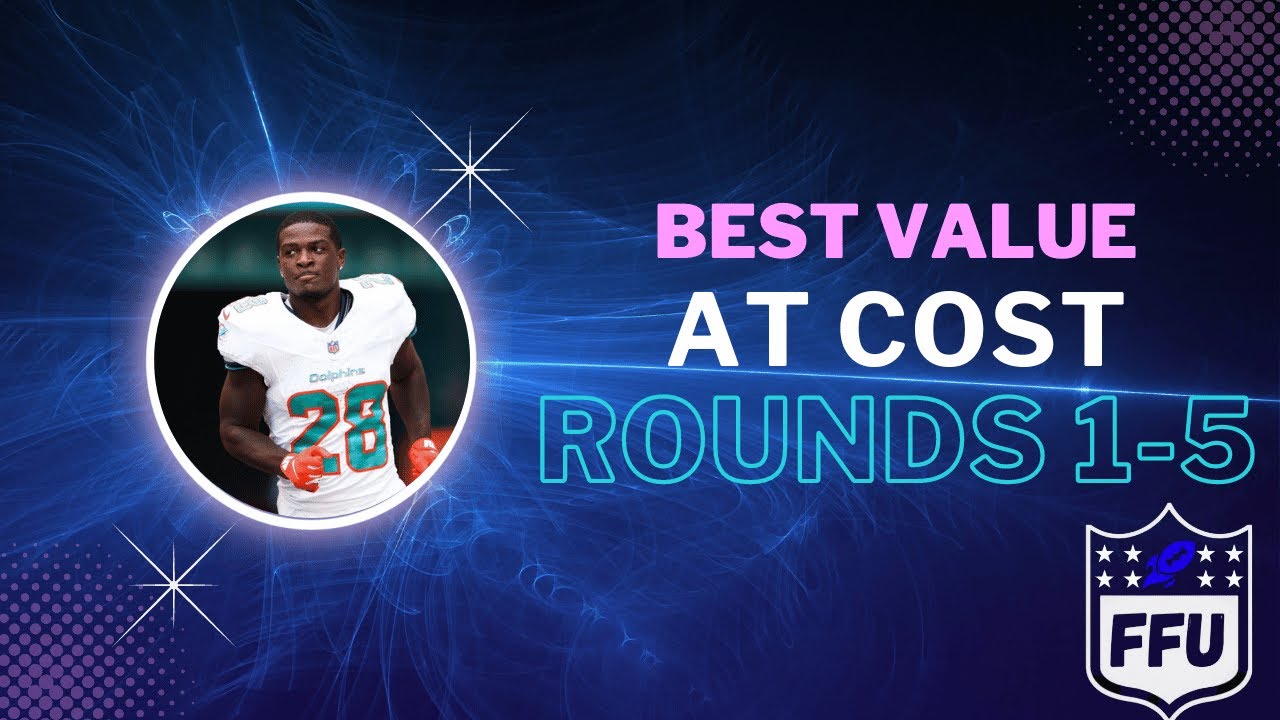 Best ADP Values Early (Rounds 1-5) - YouTube