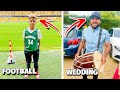 HE PLAYED LAST FOOTBALL MATCH - INDIAN WEDDING VLOG!