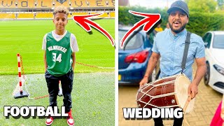 HE PLAYED LAST FOOTBALL MATCH - INDIAN WEDDING VLOG!