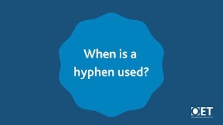 Are you using hyphens in writing?