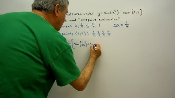 Basic Example of Evaluating a Riemann Sum