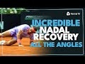 Incredible rafa nadal recovery all the angles  rome 2024