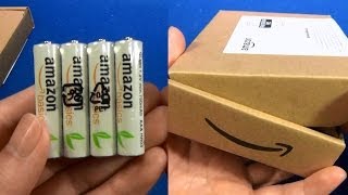 Amazonベーシック 充電式電池を買ってみた&極小Amazon箱
