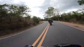 5142024  Chasing S1000rr and Tuono1100 V4 up Marilaque. Mt10ap and Triumph Speed 400 in frame.