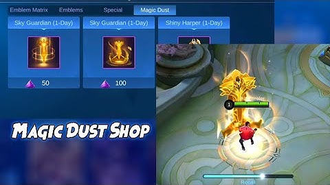 Magic Dust Shop | Max All Emblems in Mobile Legends