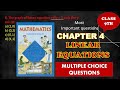 Class 9 Maths MCQs | Chapter-4 LINEAR EQUATIONS | MCQs on Class 9 Maths - Chapter-wise| important