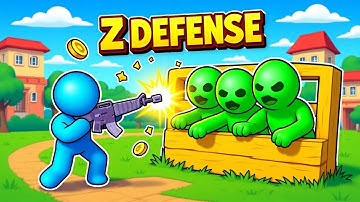 Z defense - Zombie Games - Gameplay Walkthrough (Android,iOS)