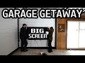 Beating Winter & Building a Garage Getaway - Big Screen Install