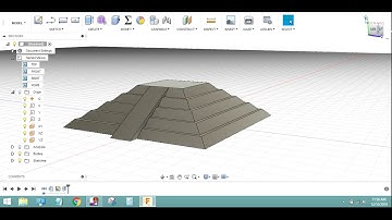 How To Make a Pyramid in Fusion 360 Part 4