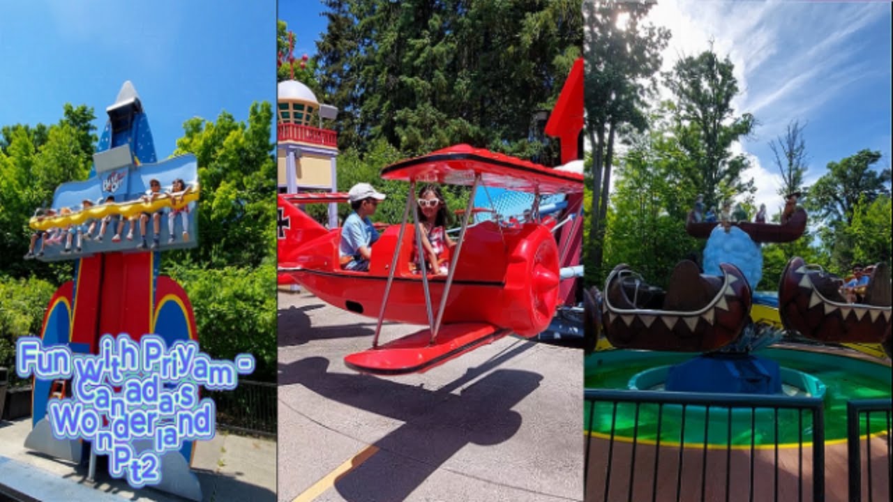 Canada's Wonderland Rides Adventure Thrill Pt2(Largest Theme Park in ...