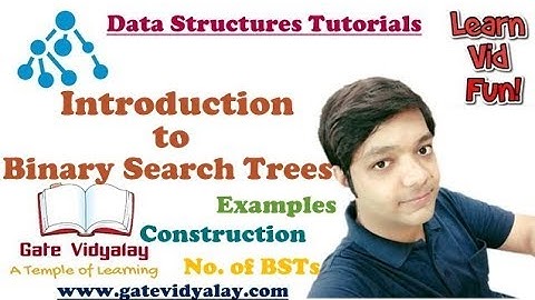 Binary Search Trees Concepts in data structures
