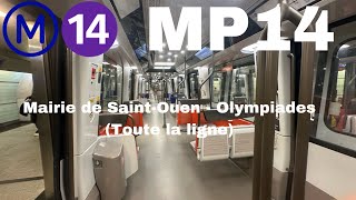 Métro ligne 14 MP14 Mairie de Saint-Ouen - Olympiades