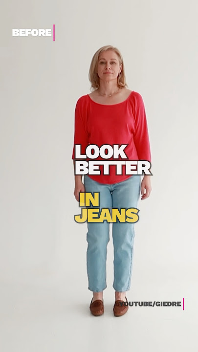 how to look better in jeans 👖#fashiontips