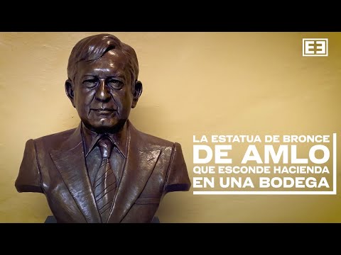 La estatua oculta de AMLO con la que alguien pagó impuestos al SAT