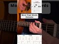 More Than Words - Extreme  #shorts #song #guitar #tutorial #acoustic  #gitarre