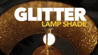 DIY Glitter Lampshade