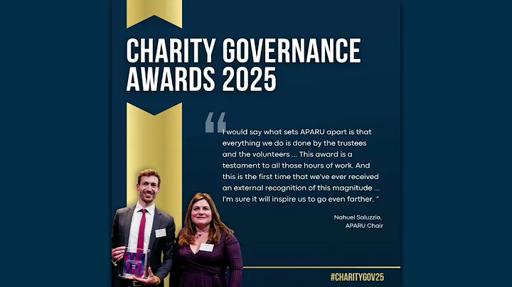 Charity Governance Awards 2025: Be Inspired by Winners APARU and Enter Today